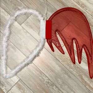 Halloween Costume Half Angel Half Devil